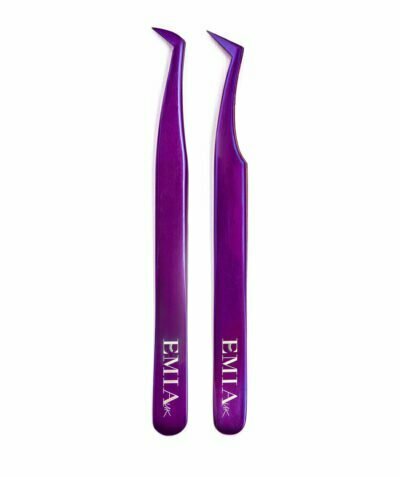 lshaped Purple Pair Tweezers